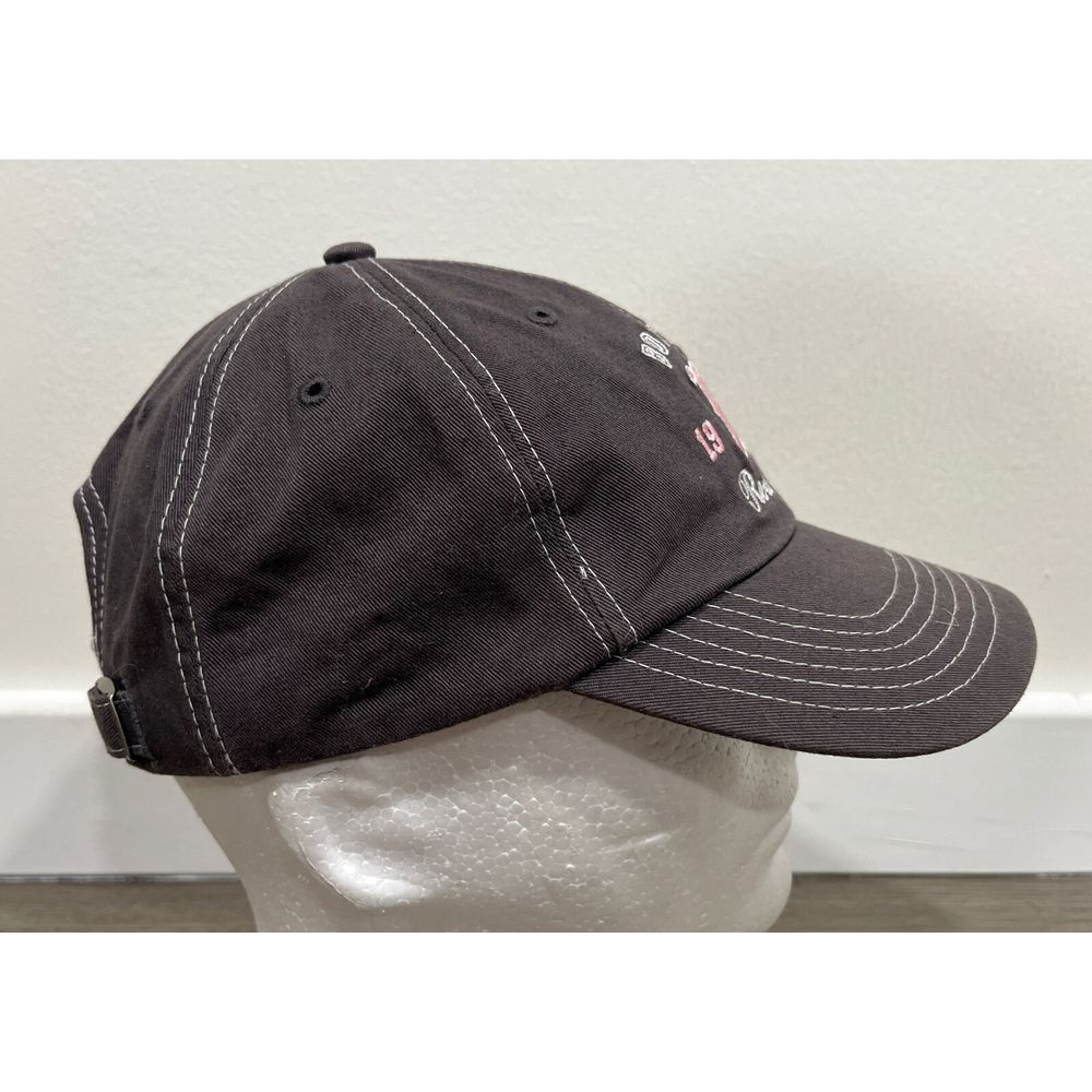 Women Boston Red Sox Fan Favorite Strapback Adjustable Hat Cap Mom MLB Blue Pink - Picture 6 of 9